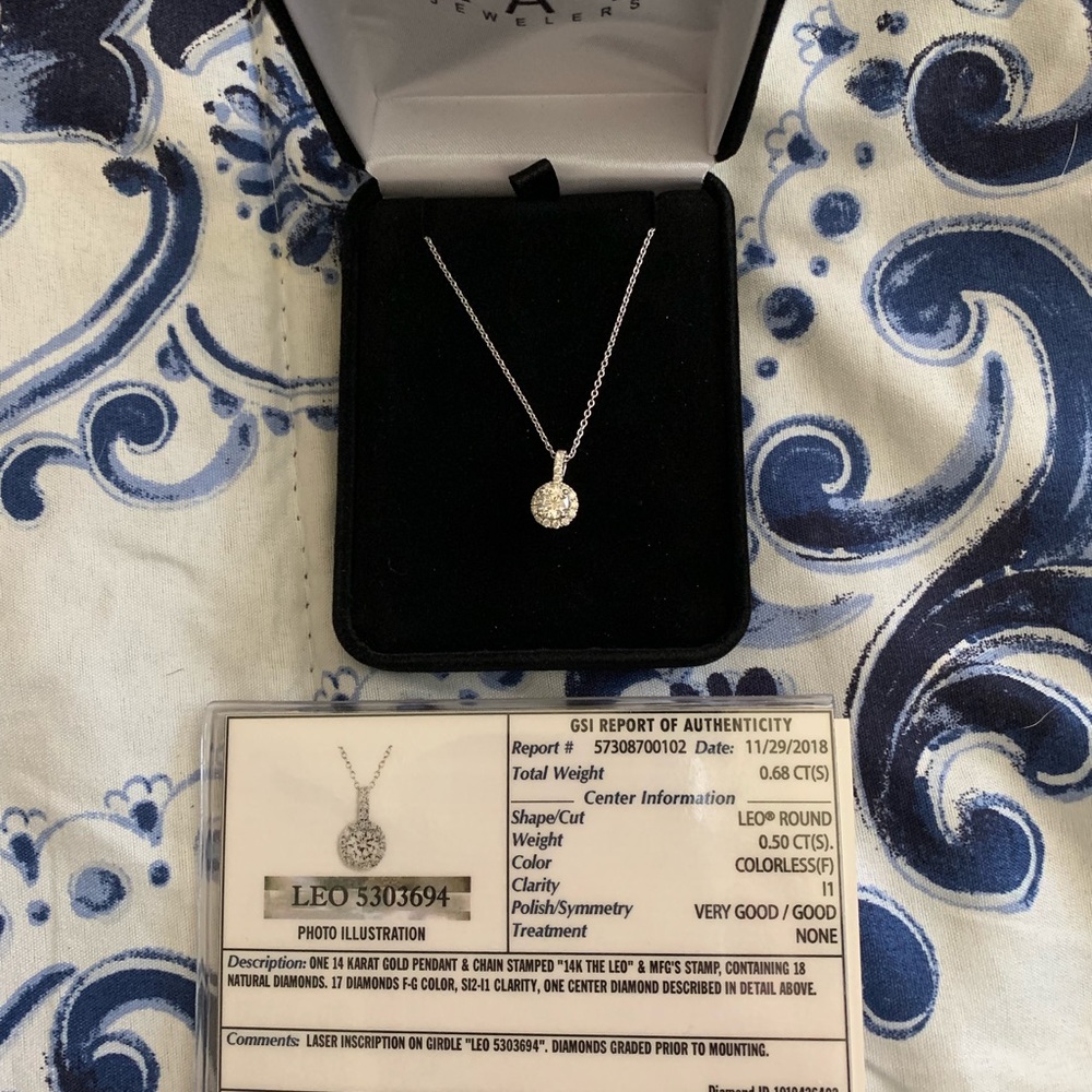 Leo Diamond Necklace